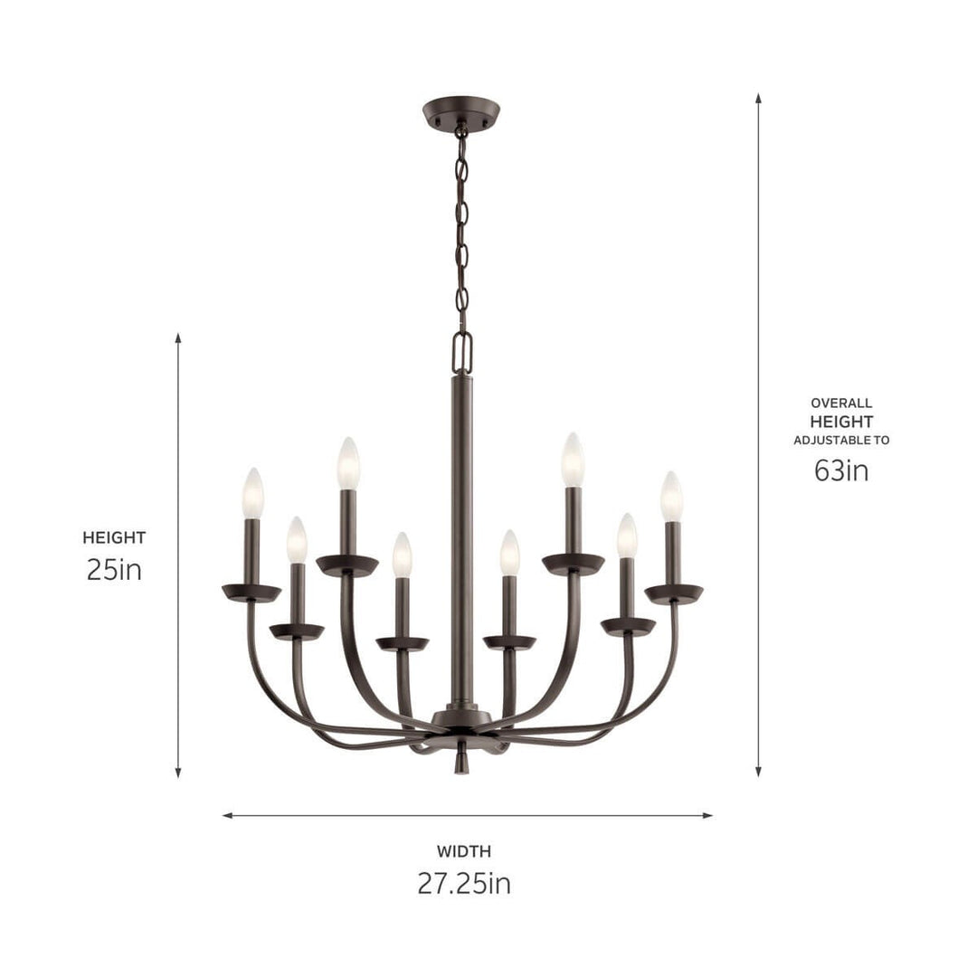 Kichler Eight Light Chandelier