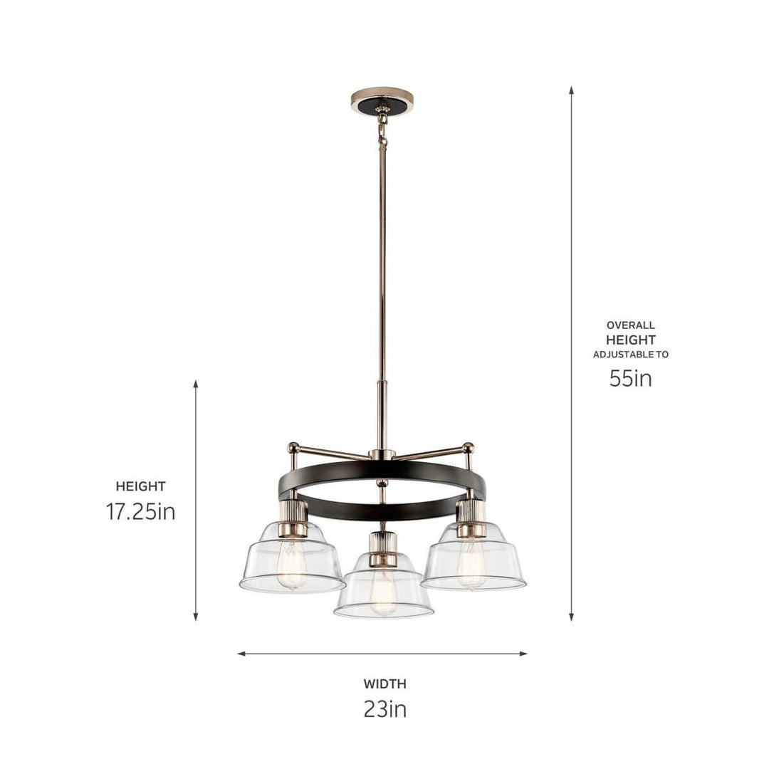 Kichler Three Light Chandelier