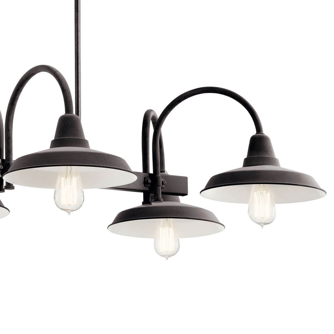 Kichler Six Light Linear Chandelier