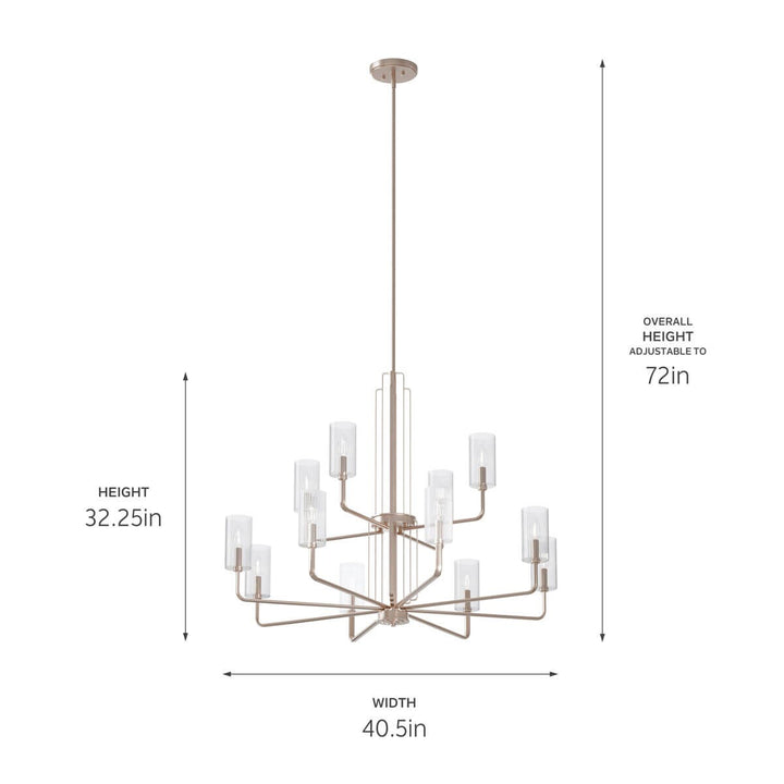 Kichler 12 Light Chandelier