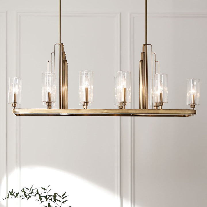 Kichler Ten Light Linear Chandelier