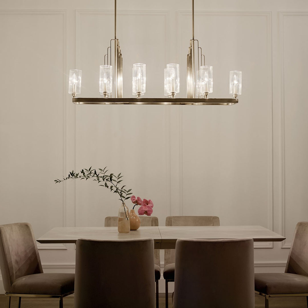 Kichler Ten Light Linear Chandelier