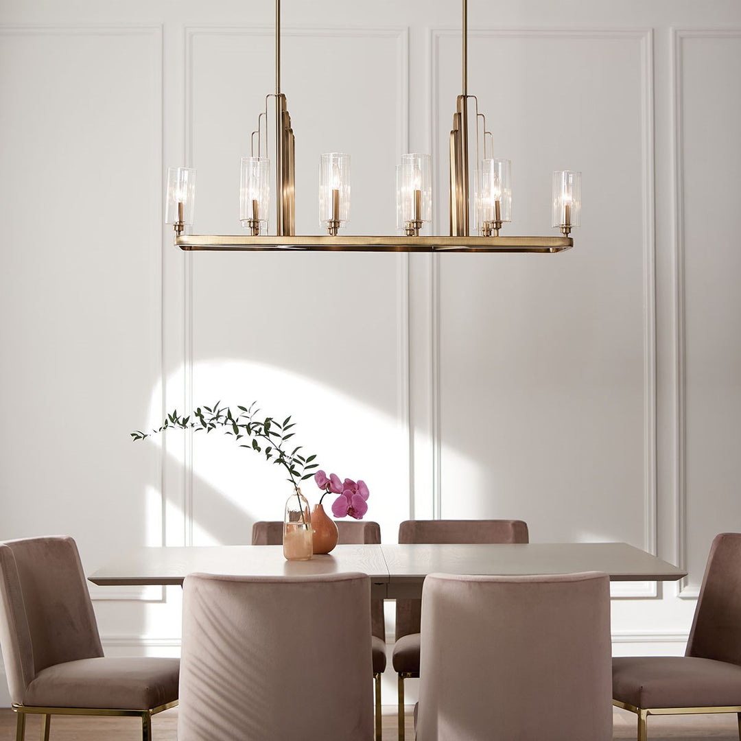 Kichler Ten Light Linear Chandelier