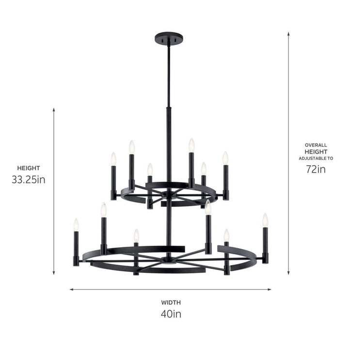 Kichler 12 Light Chandelier