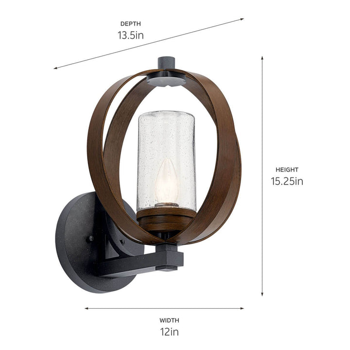 Kichler One Light Outdoor Wall Mount