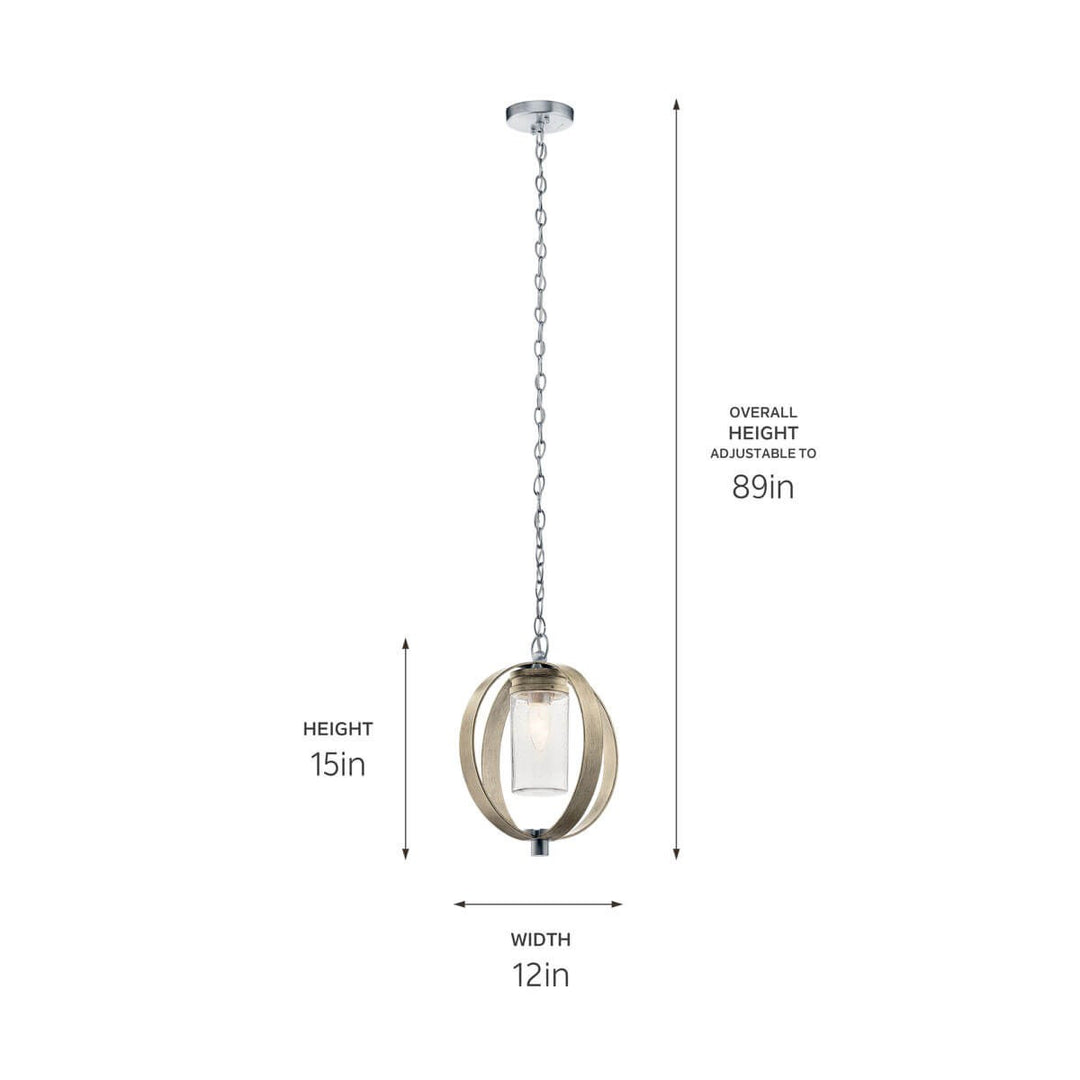 Kichler One Light Outdoor Pendant