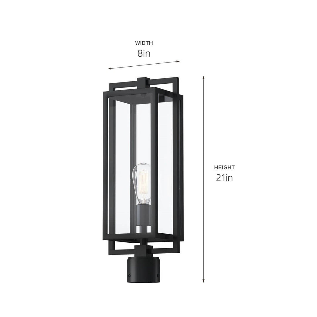 Kichler One Light Outdoor Post Mount