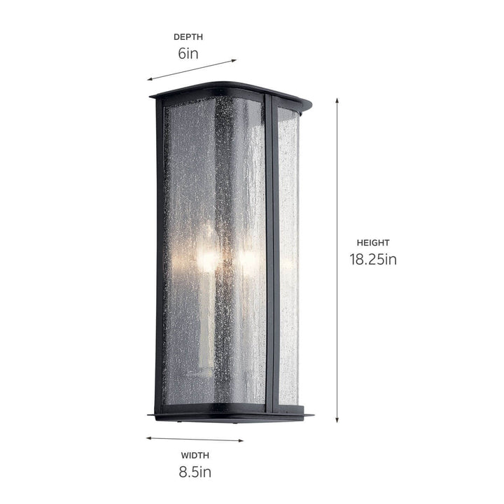 Kichler Two Light Outdoor Wall Mount