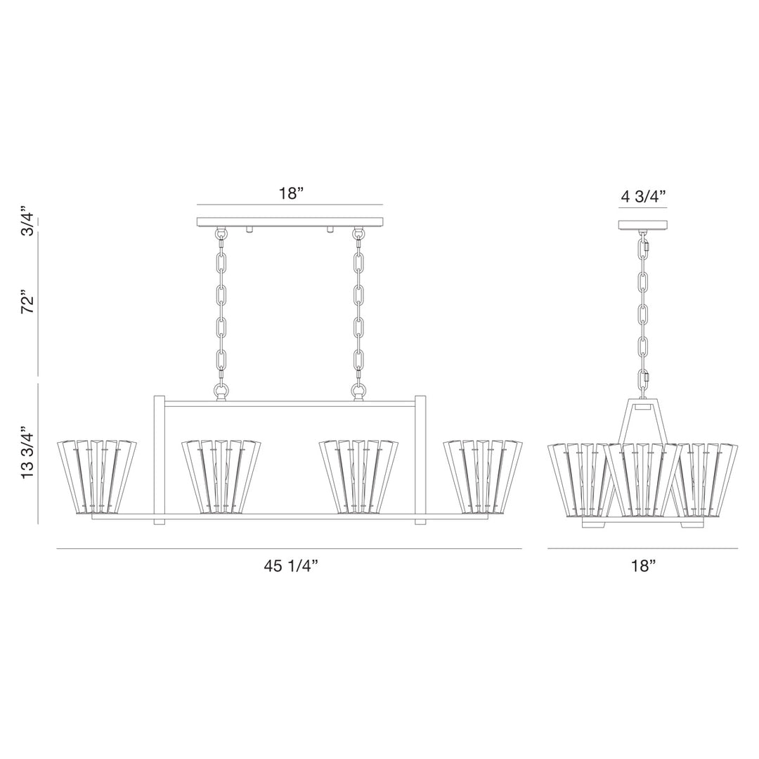 Eurofase Six Light Chandelier