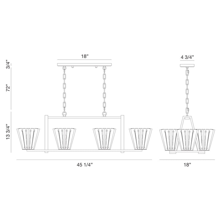 Eurofase Six Light Chandelier