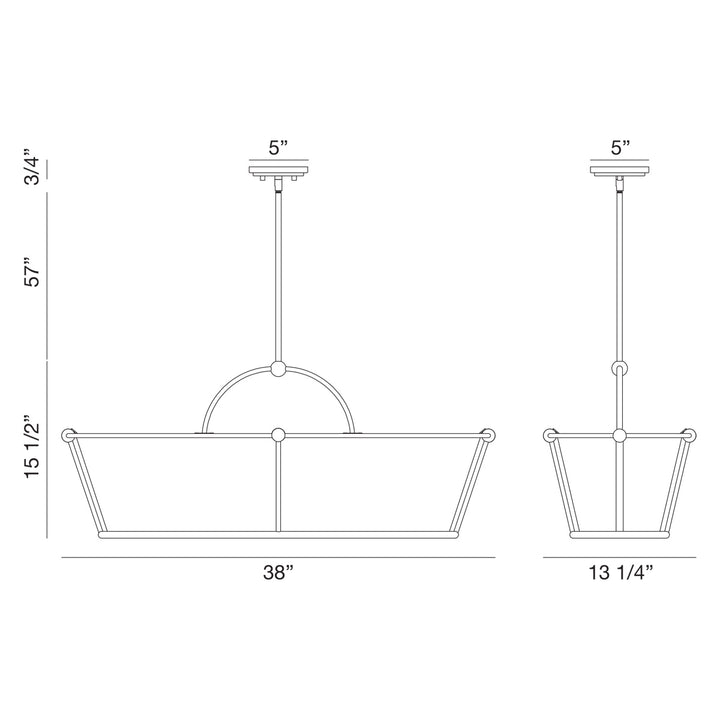 Eurofase Six Light Island Pendant