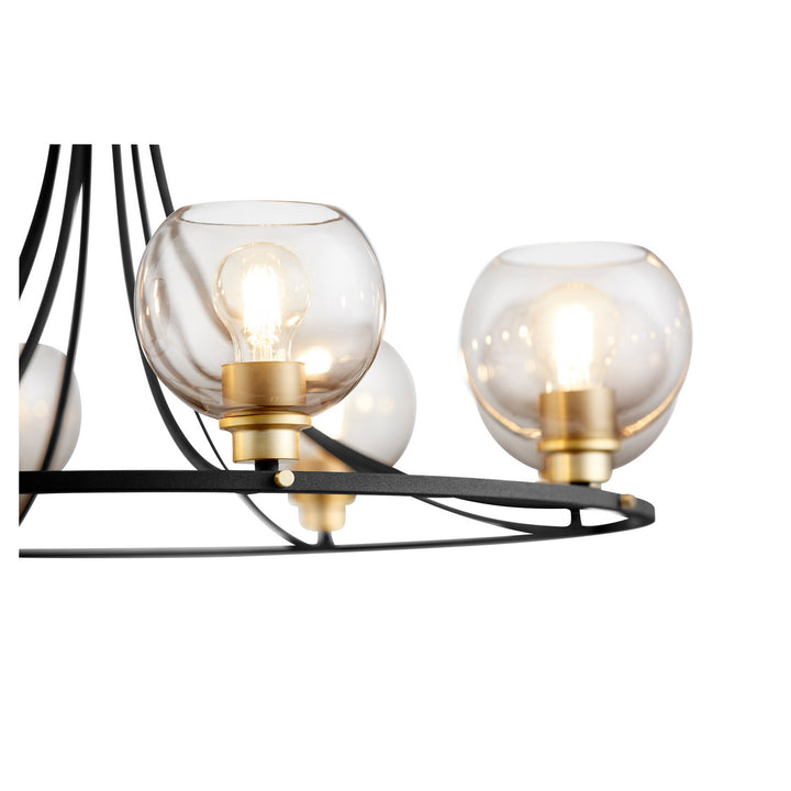 Quorum Eight Light Chandelier