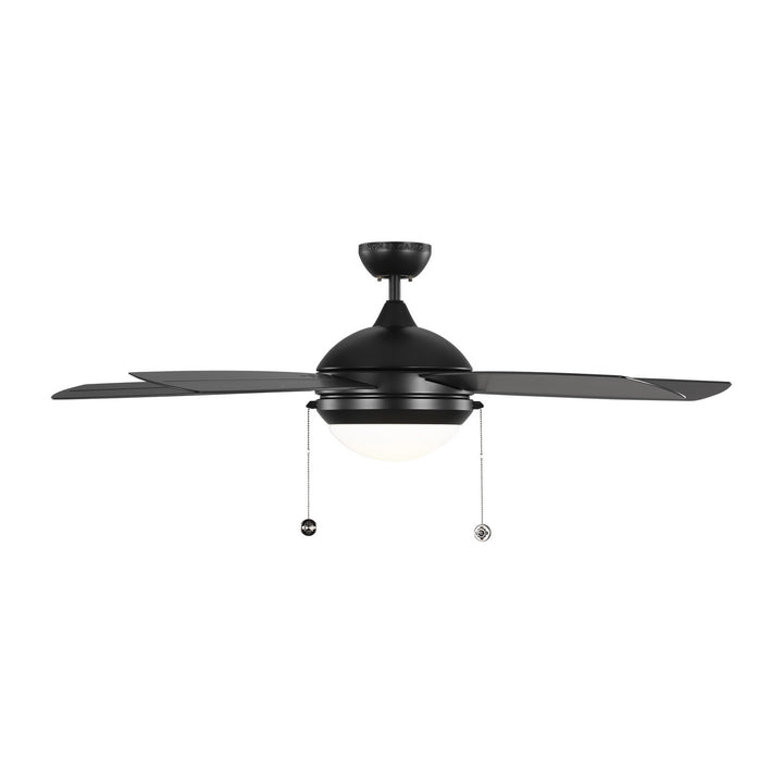 Generation Lighting 52'' Discus Outdoor Pull Chain Ceiling Fan with 20W LED Light