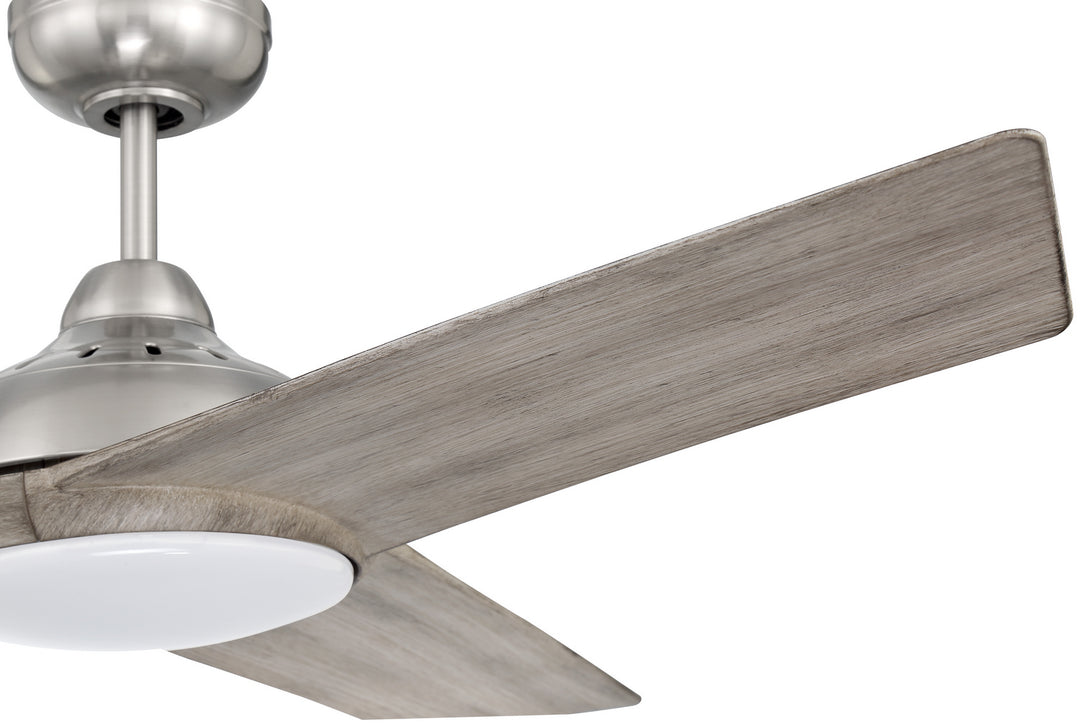Craftmade Beckham 54" Indoor/Outdoor Smart DC Ceiling Fan with 18W Dimmable LED Light and Remote