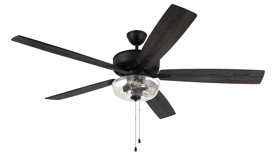 Super Pro 101 60" Ceiling Fan in Flat Black