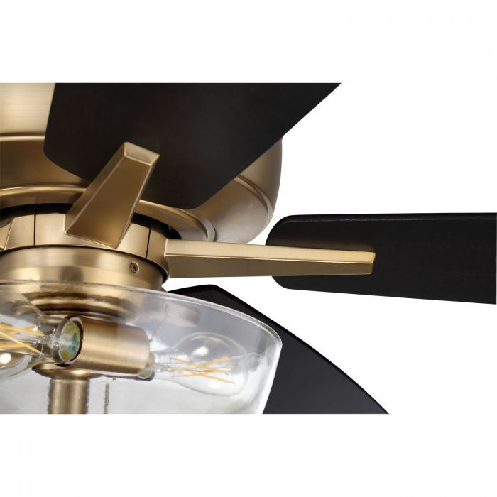 Super Pro 101 60" Ceiling Fan in Satin Brass