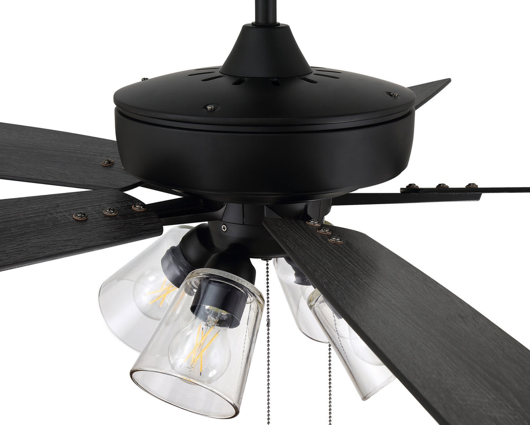 Super Pro 104 60" Ceiling Fan in Flat Black