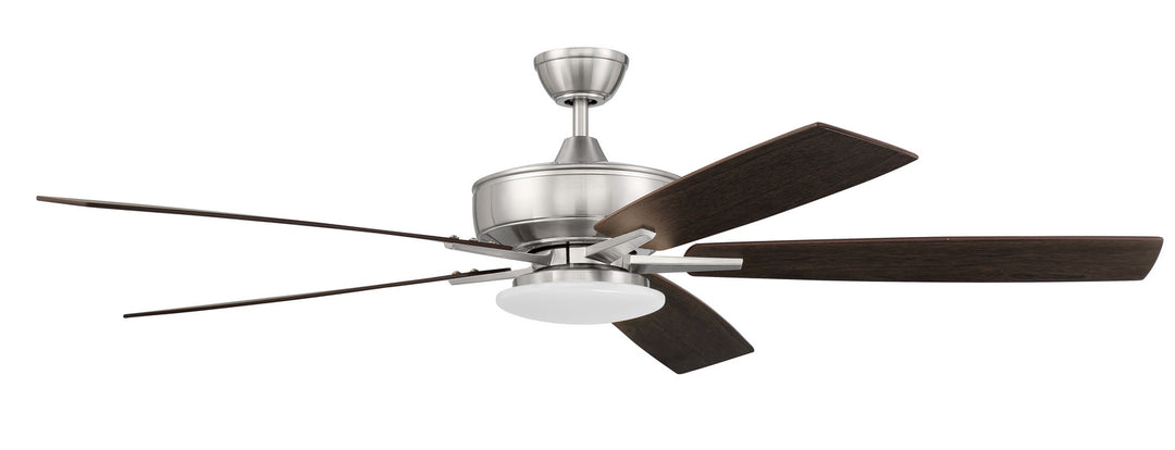 Super Pro 112 60" Ceiling Fan in Brushed Polished Nickel