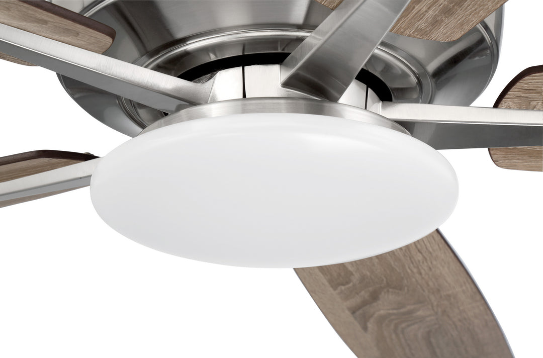 Super Pro 112 60" Ceiling Fan in Brushed Polished Nickel