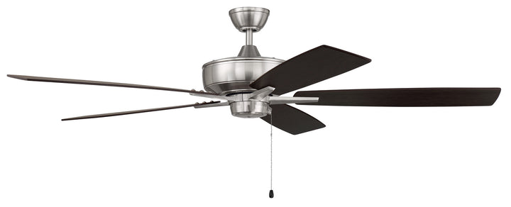 Craftmade Super Pro 60" Ceiling Fan in Brushed Polished Nickel