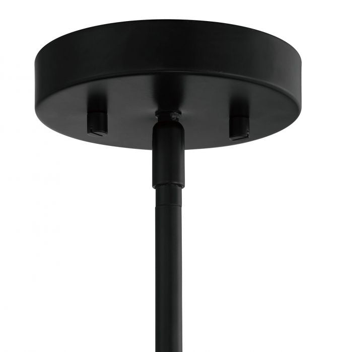 Collins One Light Mini Pendant in Flat Black