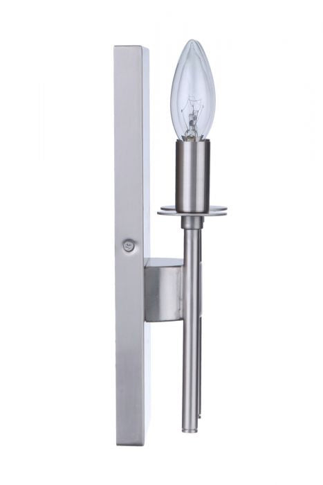 Larrson Two Light Wall Sconce in Brushed Polished Nickel