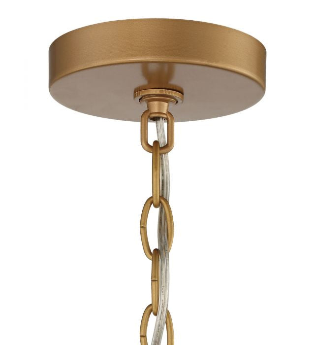 Cadence Six Light Chandelier in Soft Gold