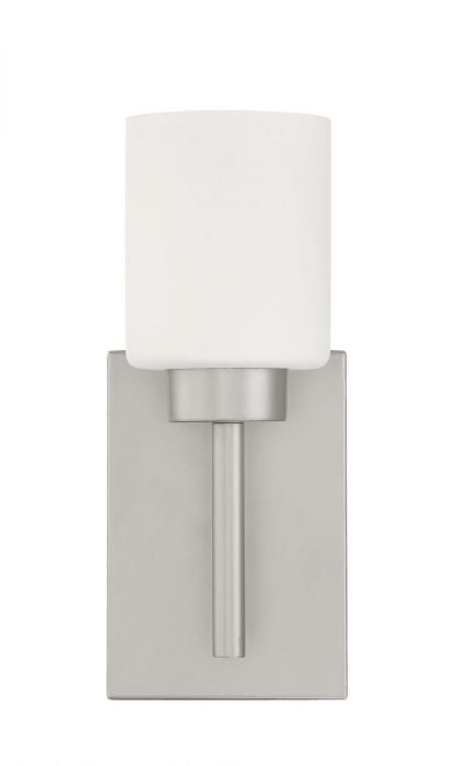 Cadence One Light Wall Sconce in Satin Nickel