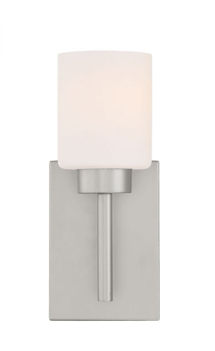 Cadence One Light Wall Sconce in Satin Nickel