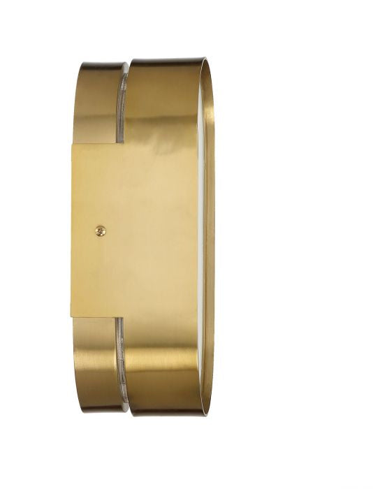 Melody LED Wall Sconce in Satin Brass