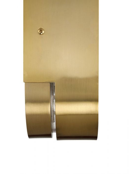 Melody LED Wall Sconce in Satin Brass