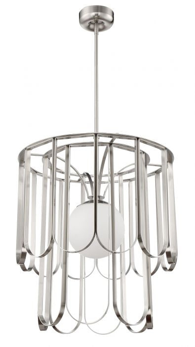 Melody One Light Pendant in Brushed Polished Nickel