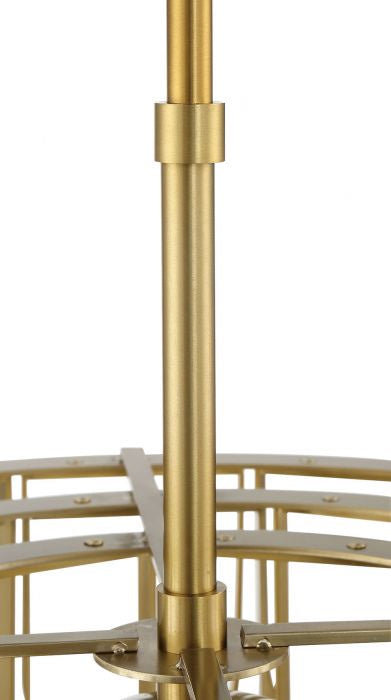 Melody One Light Pendant in Satin Brass