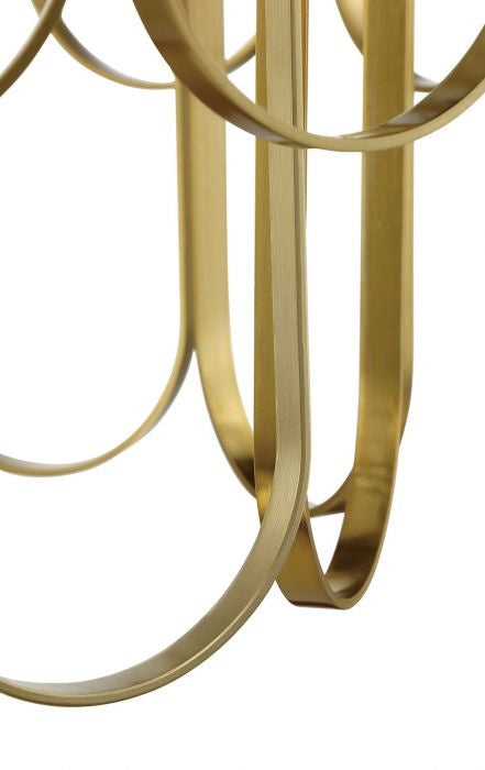 Melody One Light Pendant in Satin Brass