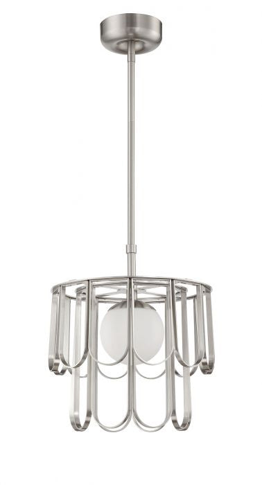 Melody One Light Pendant in Brushed Polished Nickel