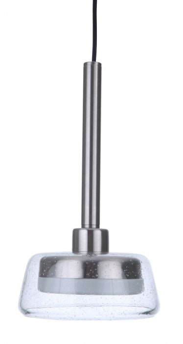 Centric LED Pendant in Brushed Polished Nickel