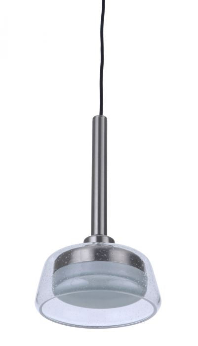 Centric LED Pendant in Brushed Polished Nickel