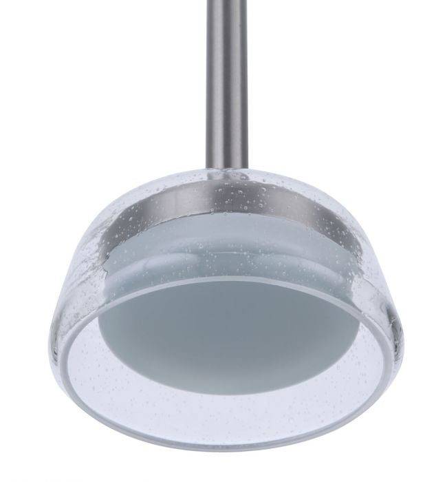 Centric LED Pendant in Brushed Polished Nickel