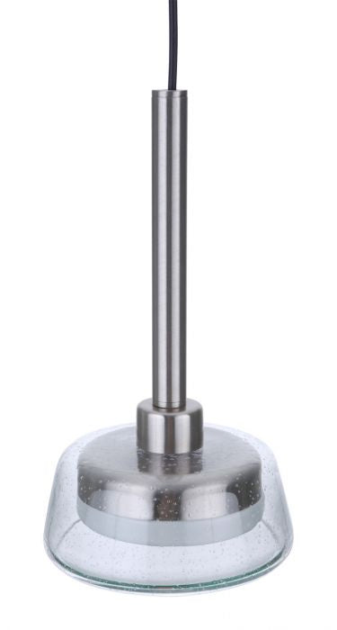 Centric LED Pendant in Brushed Polished Nickel