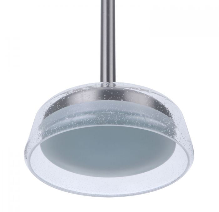 Centric LED Pendant in Brushed Polished Nickel