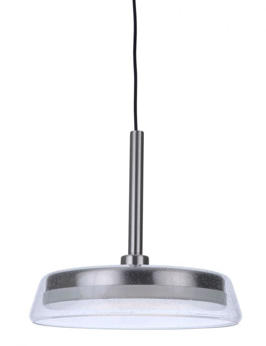 Centric LED Pendant in Brushed Polished Nickel