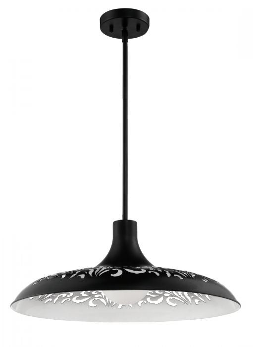 Pendant One Light Pendant in Flat Black