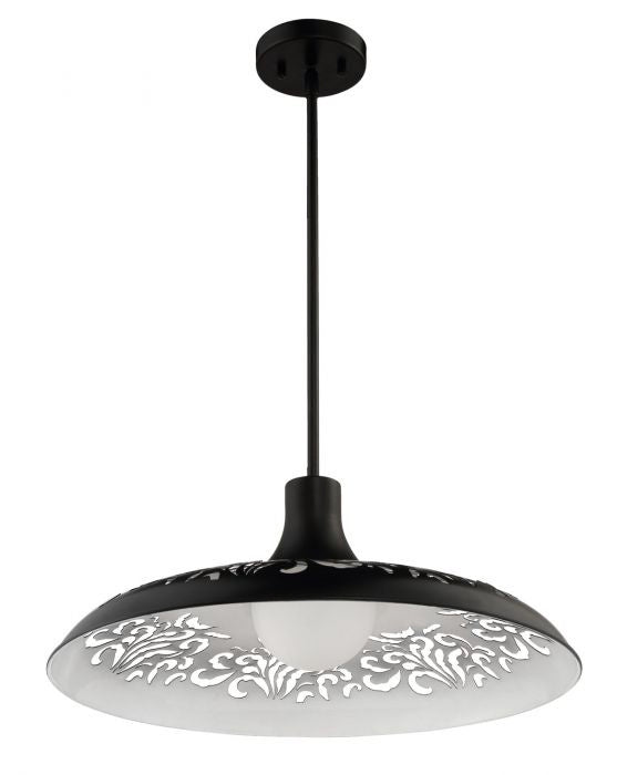 Pendant One Light Pendant in Flat Black