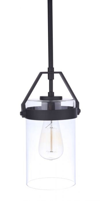 Franklin One Light Outdoor Pendant in Midnight