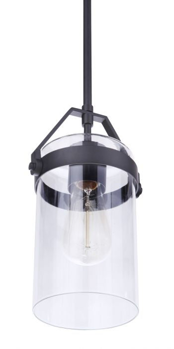 Franklin One Light Outdoor Pendant in Midnight