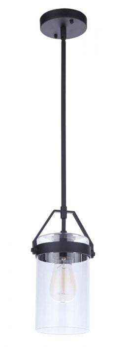 Franklin One Light Outdoor Pendant in Midnight