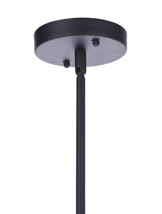 Franklin One Light Outdoor Pendant in Midnight