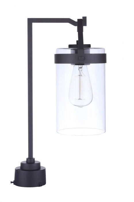 Franklin One Light Outdoor Post Mount in Midnight