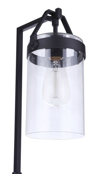 Franklin One Light Outdoor Post Mount in Midnight