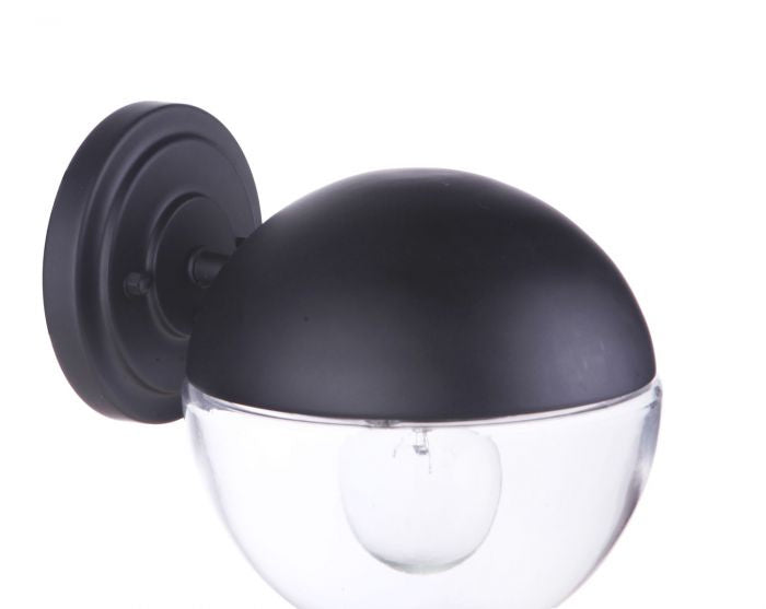 Evie One Light Outdoor Wall Mount in Midnight